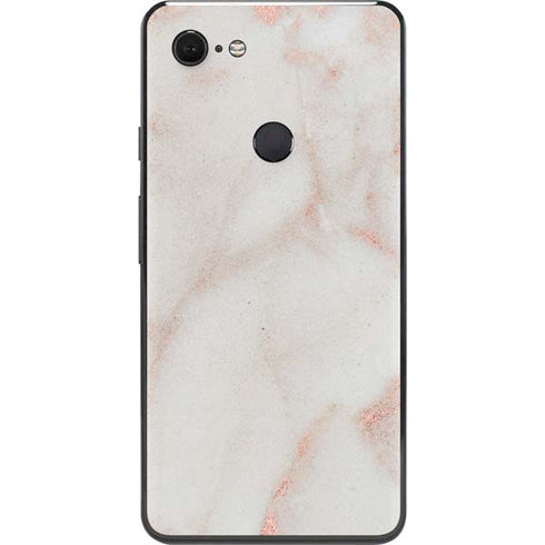 Rose Gold Marble Google Pixel 3 XL Skin
